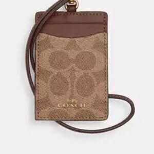 Id Lanyard Gold/Tan/Brown